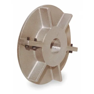 Dayton Heat Slinger: For Use With 3C107, Aluminum, Aluminum Plated, 6 in Outside Dia - Heat Slingers