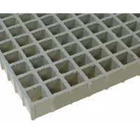FIBERGRATE Fiberglass Molded Grating: Impact Resistant Grating, 4 ft x 4 ft Nominal Size (WxL) (MPN 268455.02)