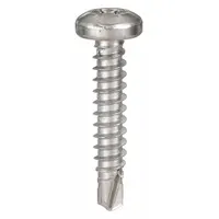 Pan head sheet metal screw with a tamper-resistant T25 drive, made from stainless steel with a plain finish. Designed for fastening into sheet metal, commonly used in applications where security against tampering is required. Supplied in a 25-pack
