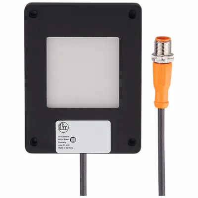 IFM Backlight Illumination Unit: Red Light, 25 mm x 25 mm Field, M12 Connector - Backlight Illumination Units