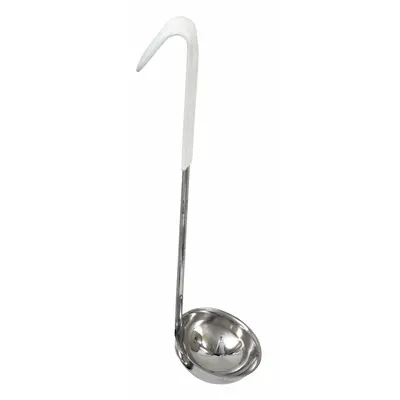 CRESTWARE CL03 Ladle, Stainless Steel, White, 3 in Bowl, 13 in Length - Ladles
