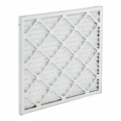 MERV 8 Pleated Air Filter, 20 in x 20 in x 1 in, Synthetic Media, Beverage Board Frame