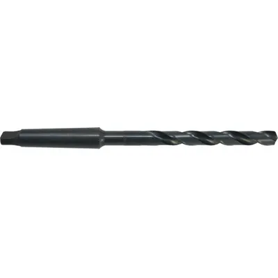 CHICAGO-LATROBE Taper Shank Drill Bit: 1-13/16", 118° Point, Black Oxide HSS - High-Speed Steel Taper-Shank Drill Bits