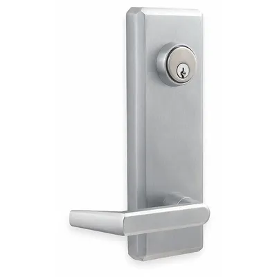 DORMAKABA QET170E626SCKD Mechanical Exit Device Trim, Chrome, Night Latch - Trim, Handles & Pulls for Exit Push Bars