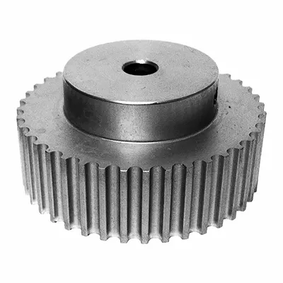 Dayton Timing Pulley: Curvilinear, Fixed, For 15 mm Belt Wd, 30 Teeth, 5 mm Pitch - HTD Section Fixed-Bore Timing Pulleys with Hub