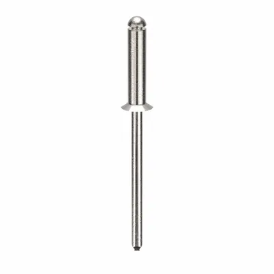 OEM Flush-Mount Blind Rivet, 0.125" Dia, 1.603" L, Plain, 500 PK - Flush-Mount Blind Rivets
