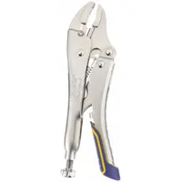 Locking Plier: Curved, Quick Release, 1 1/8 in Max Jaw Opening, 5 in Overall Lg, 7/8 in Jaw Lg (MPN IRHT82581)