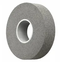 This SCOTCH-BRITE convolute wheel is designed for deburring and finishing stainless steel and nickel alloys. It features a silicon carbide abrasive in a fine, hard (8) grade, suited for edge blending and consistent surface preparation on demanding metal workpieces