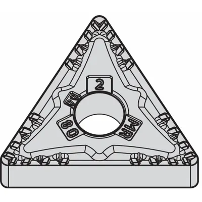 WIDIA Triangle Turning Insert: TNMG333MR - Triangle (T) Indexable Turning Inserts