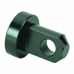 Collar and base attachment for 5-ton hydraulic cylinders. Provides a clevis-style mounting point for connecting the cylinder to a load or structure. Overall length of 2.13 inches. Used in lifting, pressing, and positioning applications.