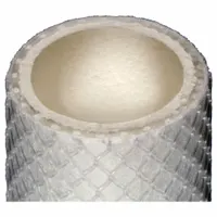 Replacement coalescing filter element for compressed air systems. Removes oil aerosols, water droplets, and particulates by coalescing fine liquid particles into larger droplets for drainage. Protects downstream pneumatic equipment from contamination