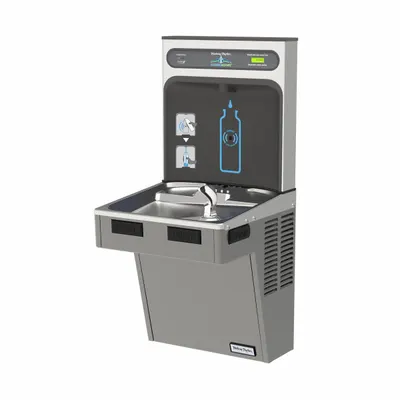HALSEY TAYLOR HTHB-HAC8PV-WF On-Wall Single Drinking Fountain - On-Wall Single Drinking Fountains with Bottle Fillers