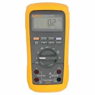 FLUKE Digital Multimeter: Avg, CAT III 1000V/CAT IV 600V, 1,000 V Max AC Volt Measurement - Advanced Feature Multimeters