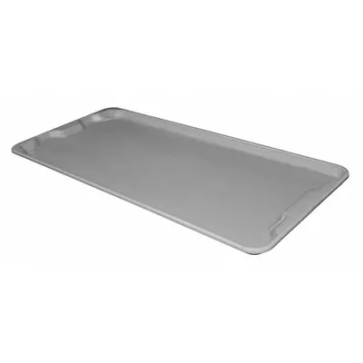 TOTELINE Lid: 42 1/2 in x 20 in, Gray, Fiberglass - Lids for Extreme-Temperature Stacking & Nesting Totes