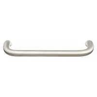 This ROCKWOOD standard door pull is made of stainless steel with a hand-pull operation type. It measures 10 3/4 inches in height and is designed for wear resistance. Suitable for use on doors in commercial or industrial settings where frequent manual operation is required