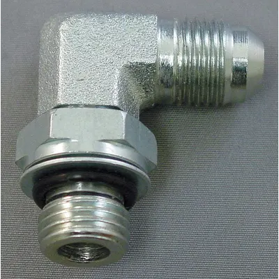 ADAPTALL Hydraulic Hose Adapter: 1/4 in x 3/8 in Fitting Size, Female x Female, NPTF x NPTF - NPTF-to-NPTF Steel Hydraulic Hose Adapters