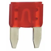LITTELFUSE Automotive Fuse: 297 Series, Fast-Acting, 10 A, 32 V DC, Non-Indicating, 5 PK (MPN MIN10)