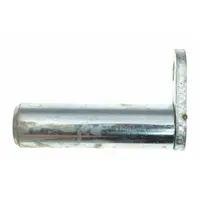 This L-pin is a replacement part for material handling equipment. It is designed to fit Dayton brand models. The pin secures components in lifting and positioning applications