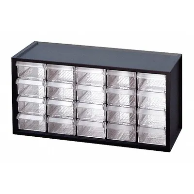 WESTWARD Plastic Small Parts Drawer Cabinet - Plastic Small Parts Drawer Cabinets