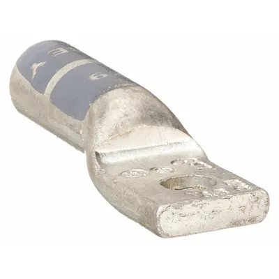 THOMAS & BETTS Compression Lug: #10 Stud Size, 6 AWG / 6 AWG For Wire Sizes, Solid/Stranded Wire Type - One-Hole Compression Lugs