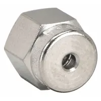 This PARKER compression plug is a stainless steel double-ferrule fitting for sealing the end of 1/16 in OD tubing. Part of the A-LOK(R) series, it is used in high-pressure fluid or gas systems such as instrumentation and hydraulic circuits