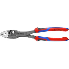 These slip-joint pliers have a 10 in overall length and 1 1/4 in jaw length, with a maximum jaw opening of 1 1/8 in. The deluxe cushion grip provides a comfortable hold. Suitable for general gripping and turning tasks in maintenance, repair, and assembly work.