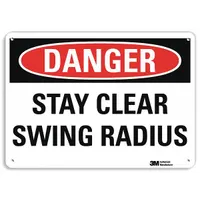 Danger Sign: Aluminum, Mounting Holes Sign Mounting, 7 in x 10 in Nominal Sign Size, Engineer Grade (MPN U3-1994-RA_10X7)