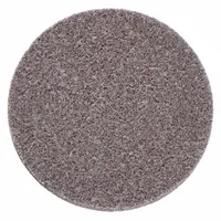 Light deburring and finishing wheel for carbon steel and soft metals. Medium-grade aluminum oxide construction with TR Quick-Change attachment. Suitable for surface blending and edge radiusing in metalworking applications