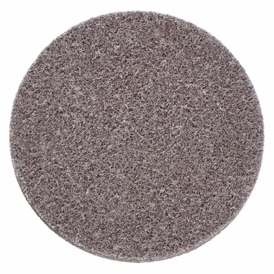 SCOTCH-BRITE XL-UR Unitized Wheel: 3 in Dia x 1/4 in W - Light Deburring & Finishing Wheels for Carbon Steel & Soft Metals