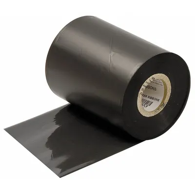BRADY R4300 Single-Color Printer Ribbon, Black, Wax/Resin - Brady Single-Color Ribbons