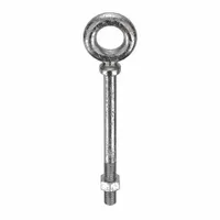 Machinery Eye Bolt: With Shoulder, 316, Stainless Steel, Plain, 1"-8 Thread Size, 4 in Thread Lg (MPN N2030-316SS-12)