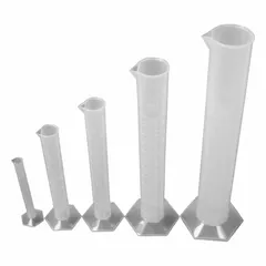 Polypropylene Graduated Cylinder Set, 7-Piece (10 mL to 1 L), CPSET5