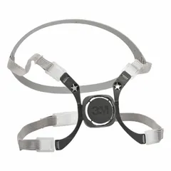 Replacement head harness assembly for 3M Half Facepiece 6000 Series respirators. Provides secure fit and maintains seal during use in industrial environments with airborne contaminants.