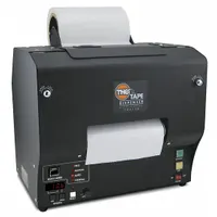 Countertop tape machine for standard tape up to 5 7/8 in wide with a 3 in max core diameter. Includes memory function and safety mechanism. Suitable for sealing boxes and packages in packing stations