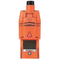 INDUSTRIAL SCIENTIFIC Ventis Pro5 multi-gas detector for Nitrogen Dioxide. Orange housing, Lithium Ion battery, LED indicators, and cellular communication protocol. Suitable for industrial environments requiring reliable gas detection