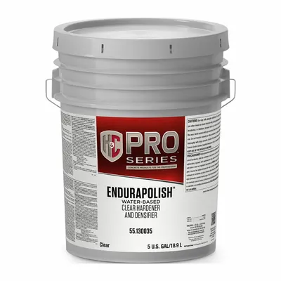 H&C EnduraPolish Liquid Hardener & Densifier, 5 gal Pail, Clear - Concrete Resurfacers