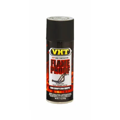 VHT ESP102000 Flameproof Coating Flat Black High Heat Enamel - High Heat Enamels