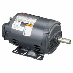 Open drip proof (ODP) enclosure with rigid base mount. 1 hp, 230/460V AC, 3-phase, 1760 RPM, 4.0/2.0 A full load current at 60 Hz. Suitable for industrial equipment such as pumps, fans, conveyors, and machine tools where protection from dripping liquids is needed.