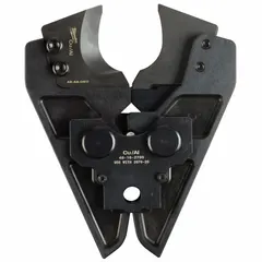 Replacement cutting jaw for use with MILWAUKEE M18 FORCE LOGIC 600 MCM Crimper (model 2679-22). Cuts 1000 MCM aluminum and 750 MCM copper cable. Suitable for electrical cable cutting applications.