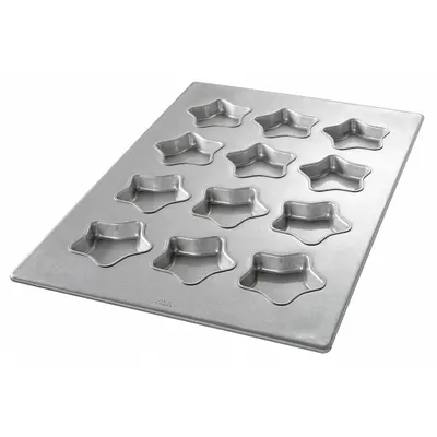 CHICAGO METALLIC Mini Star Muffin Pan - Cupcake & Muffin Pans