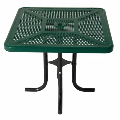 ULTRASITE 361L-P-Green Square Top Patio Table - Square Top Patio Tables