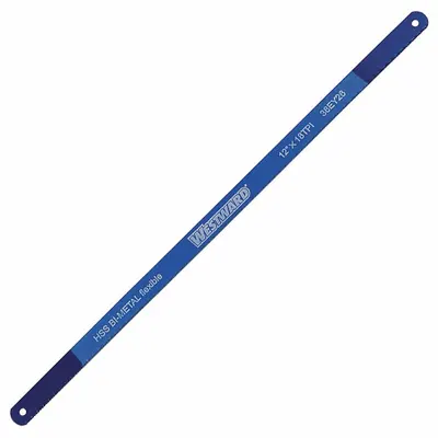 WESTWARD Hacksaw Blade: 12 in Blade Lg, Bi-Metal, 18, 1/2 in Blade Wd - General Purpose Hacksaw Blades