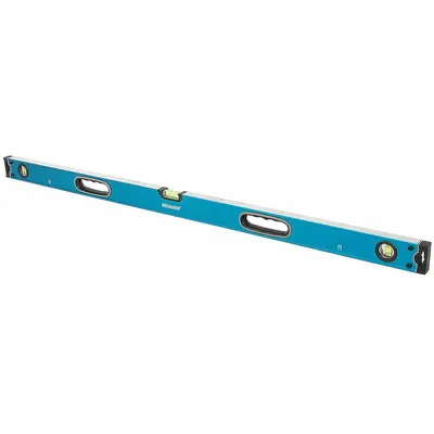 WESTWARD Box Level: Level & Plumb, 48 in Overall Lg, Top & Side Read, None Acrylic Barrel - Magnetic Box Levels