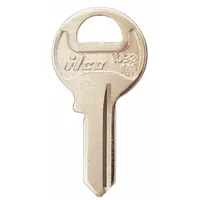Key Blank: Compatible with Master Locks, Key ID # M1, 4 Pins, Brass (MPN 1092-M1)