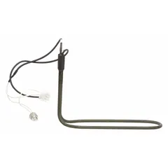 OEM defrost heater assembly for refrigerators and freezers. Prevents ice buildup on evaporator coils during the defrost cycle, maintaining proper airflow and cooling efficiency.