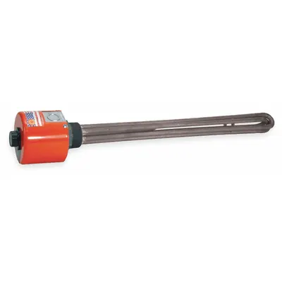 TEMPCO Screw Plug Immersion Heater: 1 Phase, 120V AC, 1,500 W Watt, 1 in NPT - Screw-Plug Immersion Heaters