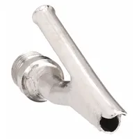 Round #10 speed welding tip for thermoplastic welding. Directs hot air to melt filler rod for joining plastic materials. Maximum rod diameter 3/16 in. Suitable for fabrication and repair of plastic components