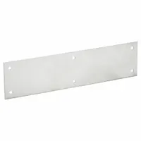 ROCKWOOD Door Push Plate: 3 in Wd, 12 in Ht, Stainless Steel (MPN 70A.32D316)