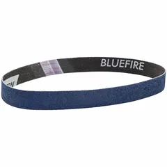 Zirconia alumina sanding belt with Y weight polyester backing for aggressive material removal and finishing on all metals. Suitable for metal fabrication, welding, and industrial maintenance applications.