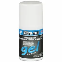 VIBRA-TITE Medium-Strength Threadlocker: 125, Blue, No-Drip, 1.18 fl oz, Bottle, 1 EA (MPN 12535)